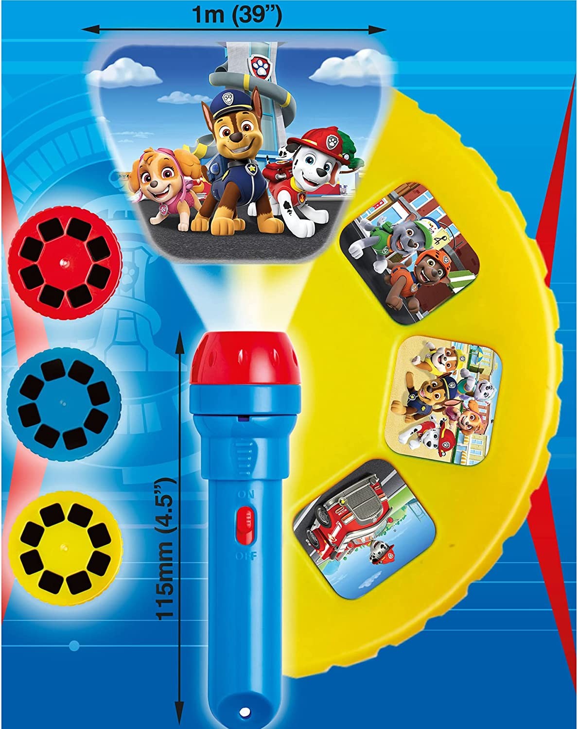 Paw Patrol Torch & Projector