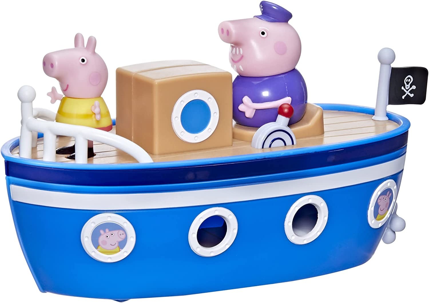Peppa Pig Grandpa Pig’s Cabin Boat - Toymaster - Fagan Toys