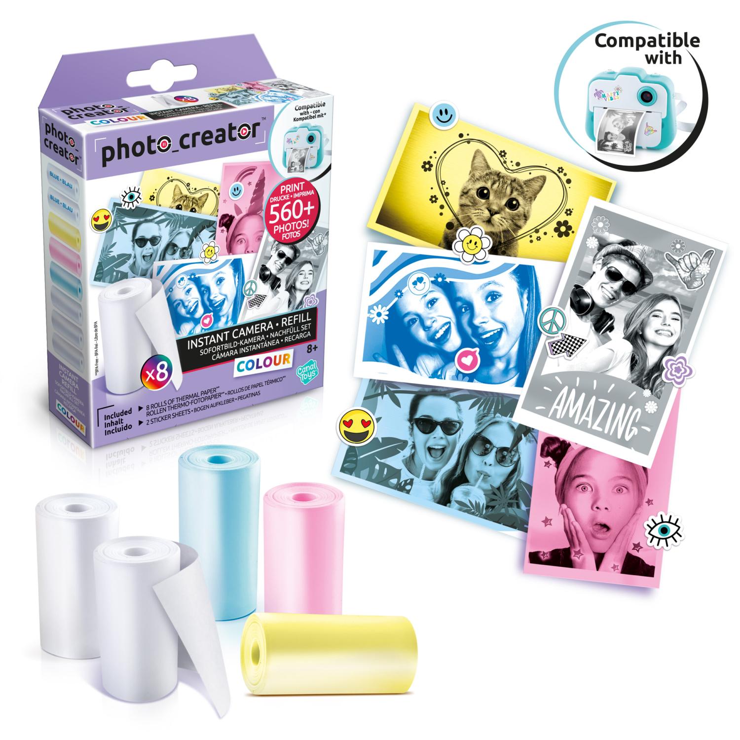 Photo Creator Instant Camera Colour Refill Pack - Toymaster - Fagan Toys