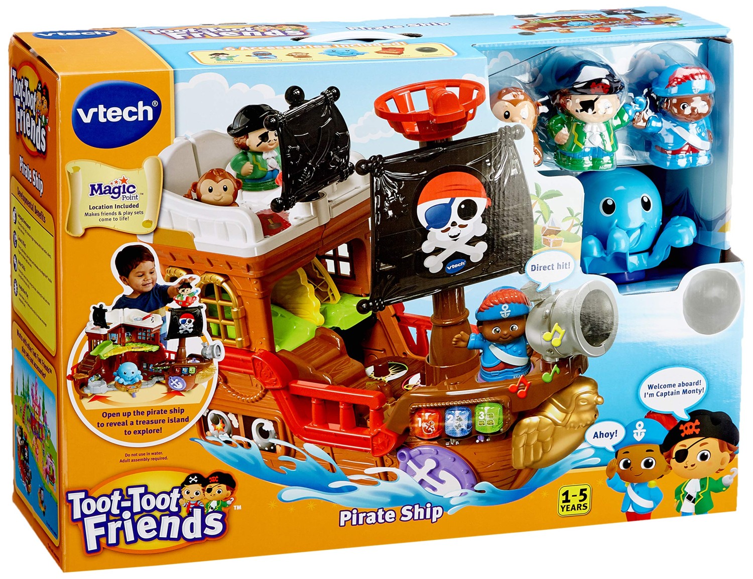 VTech Toot-Toot Friends Kingdom Pirate Ship - VTech - Fagan Toys