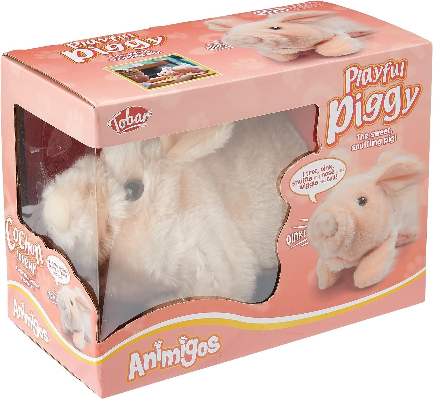 Animigos Playful Piggy Electronic Soft Toy - Toymaster - Fagan Toys