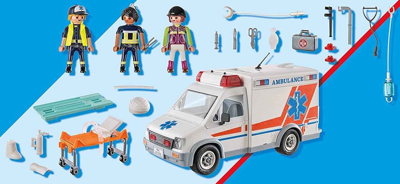Playmobil City Life Hospital Ambulance Fagan Toys