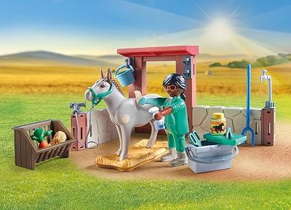 Playmobil Country Veterinary Mission With the Donkeys 71471 - Toymaster - Fagan Toys