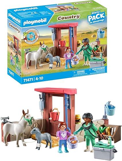 Playmobil Country Veterinary Mission With the Donkeys 71471 - Toymaster - Fagan Toys