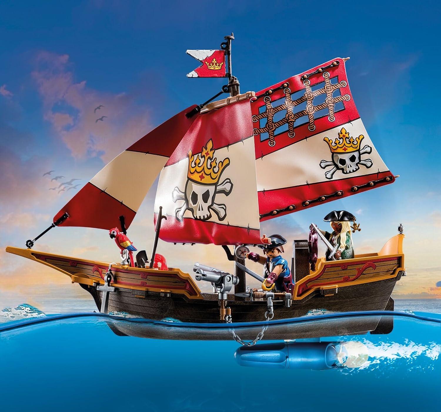 Playmobil Pirates 71418 Pirate Ship 101 Piece Set - Toymaster - Fagan Toys