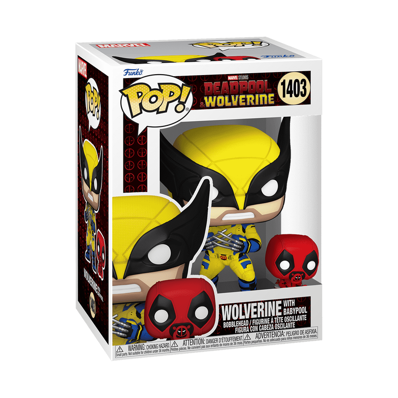 Marvel Pop! & Buddy Wolverine with Babypool - Toymaster - Fagan Toys