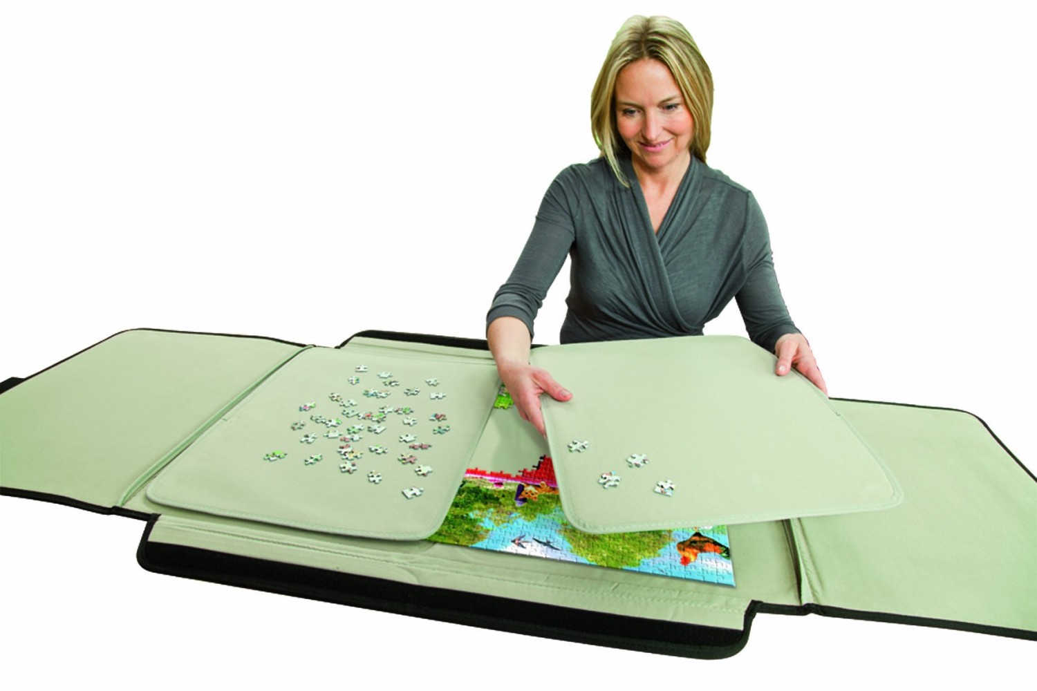 Portapuzzle Deluxe Jigsaw Puzzle Board (Up To 1000 Pieces) - GALT - Fagan Toys