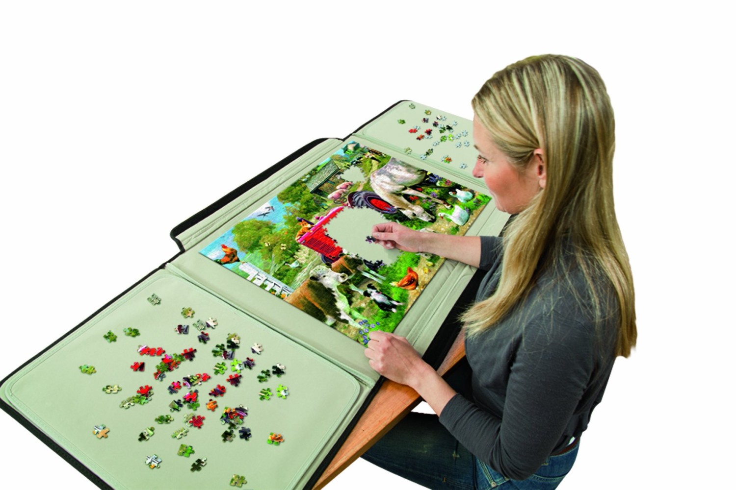 Portapuzzle Deluxe Jigsaw Puzzle Board (Up To 1000 Pieces) - GALT - Fagan Toys