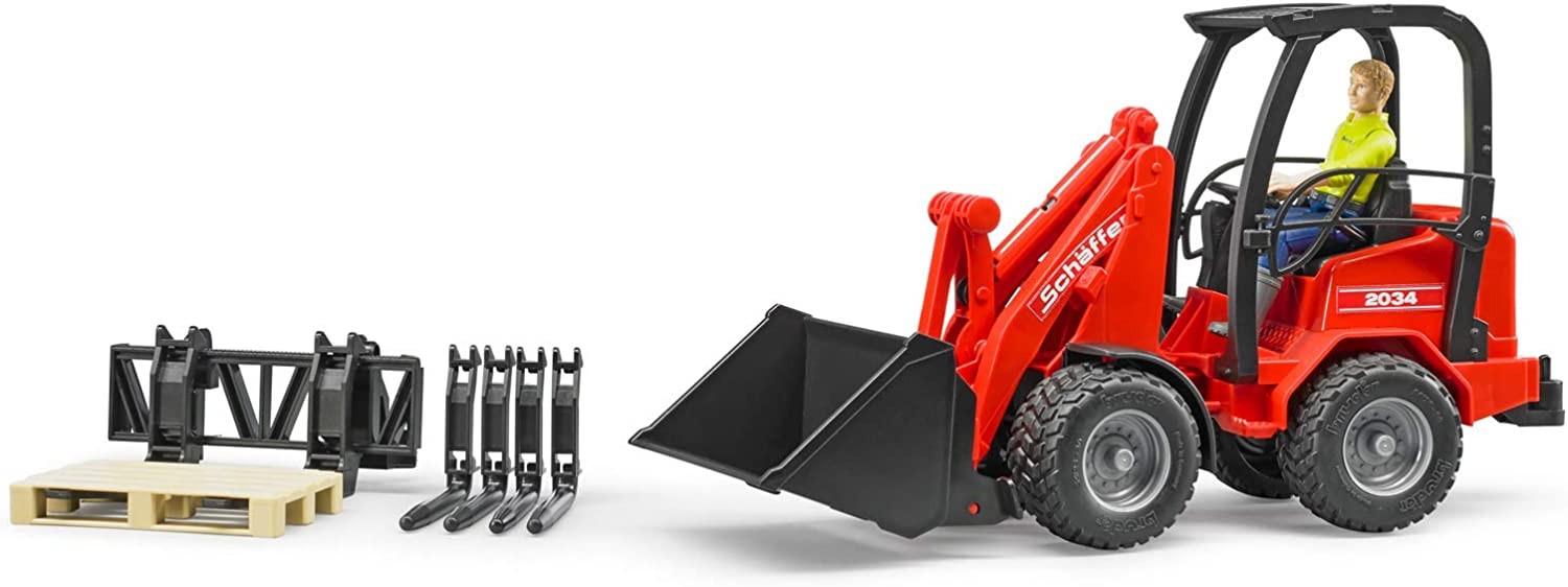 Schaeffer 2034 Compact Loader with Figure & Accessories