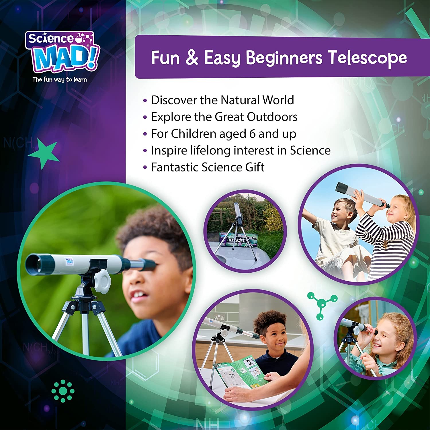 Science Mad! 30mm Telescope