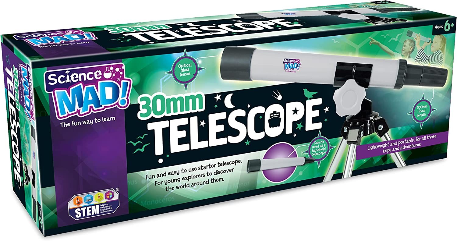 Science Mad! 30mm Telescope - Toymaster - Fagan Toys