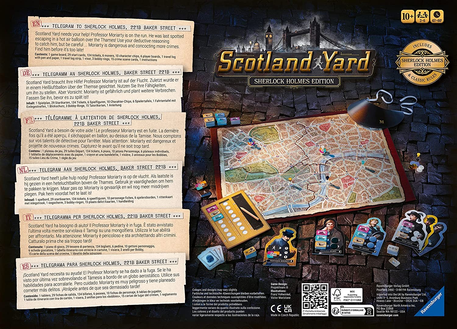 Ravensburger Scotland Yard Sherlock Homes Ravensburger Scotland Yard Sherlock Homes