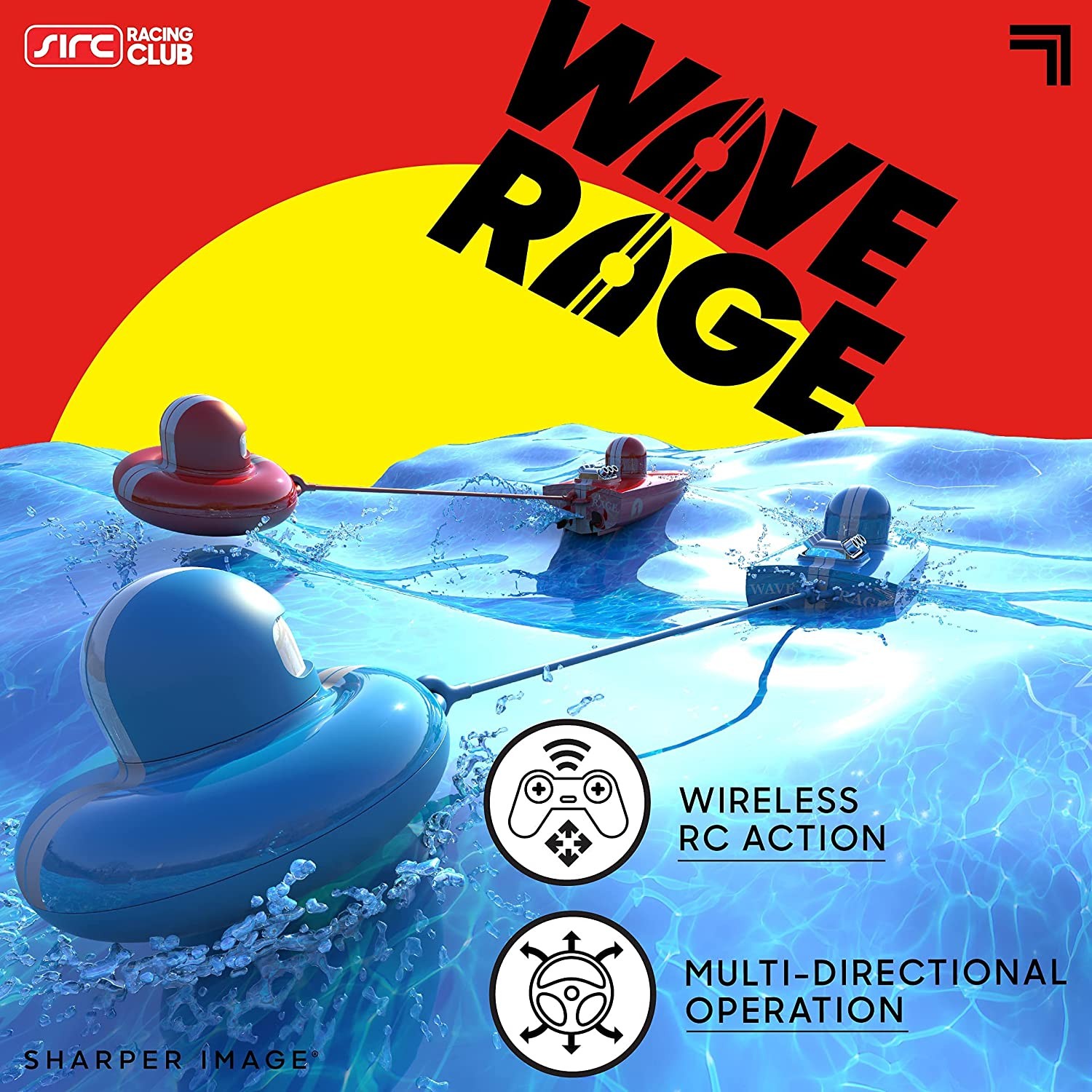 Sharper Image Remote Control Wave Rage, Speed Boat