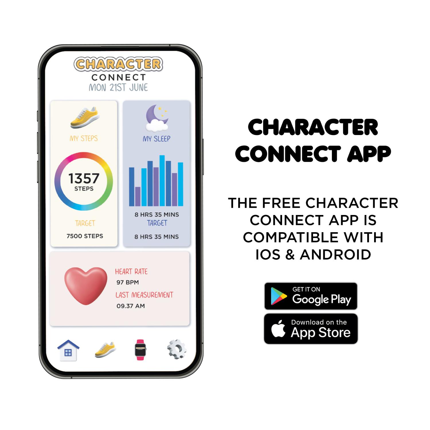 Sonic Printed Strap Smart Watch