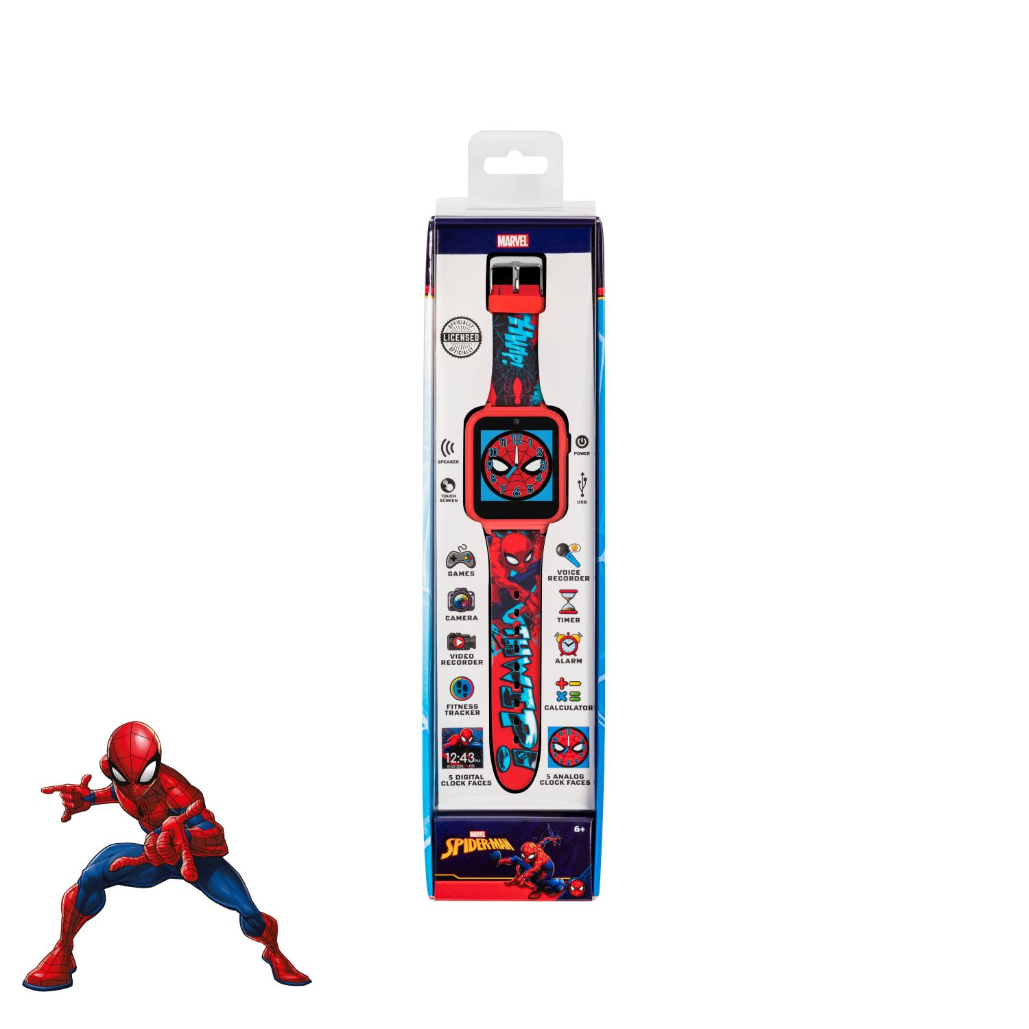 Spiderman Printed Strap Interactive Watch