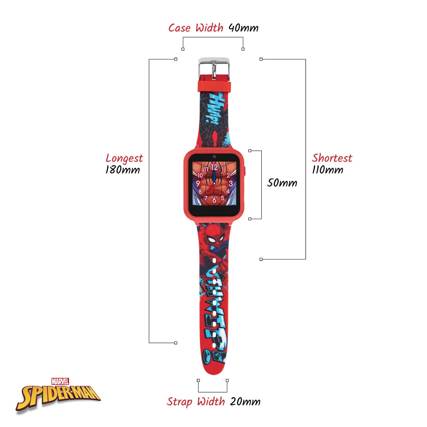 Spiderman Printed Strap Interactive Watch