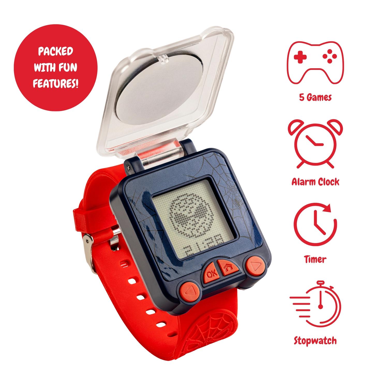 Spiderman Red Strap Learning Watch