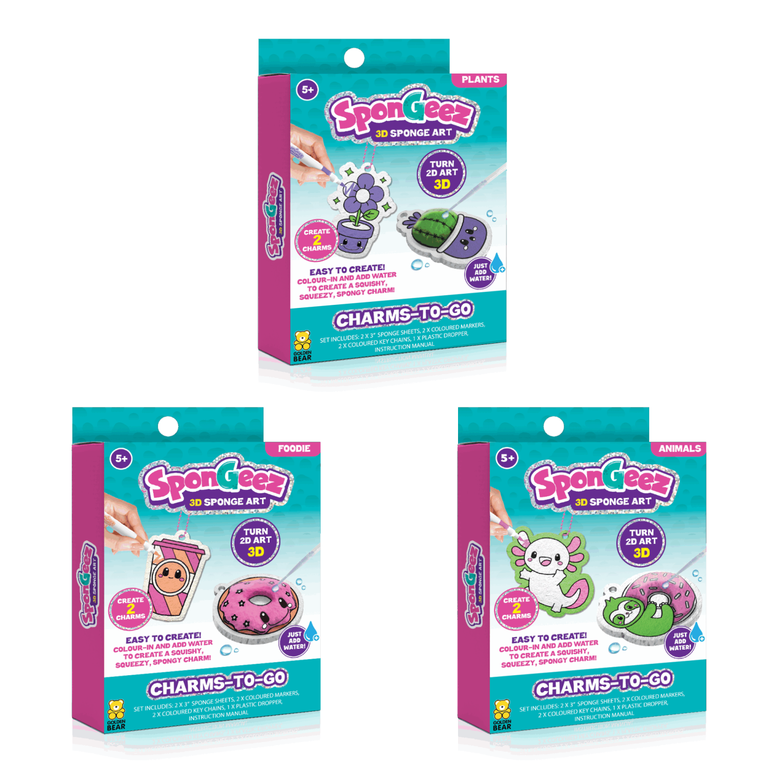 Spongeez Charms-to-Go -  - Fagan Toys