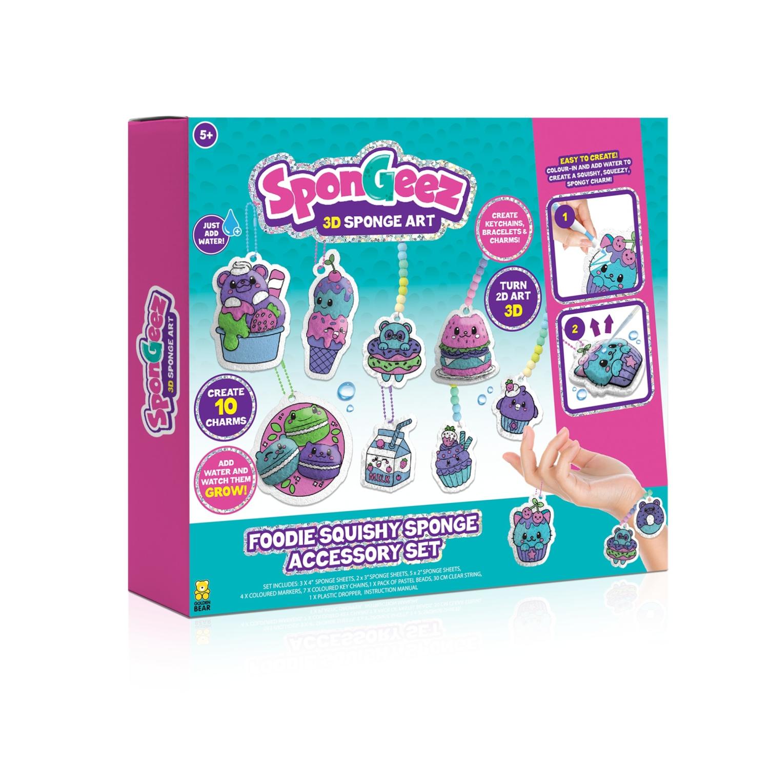 Spongeez Foodie Squishy Sponge Accessory Set -  - Fagan Toys