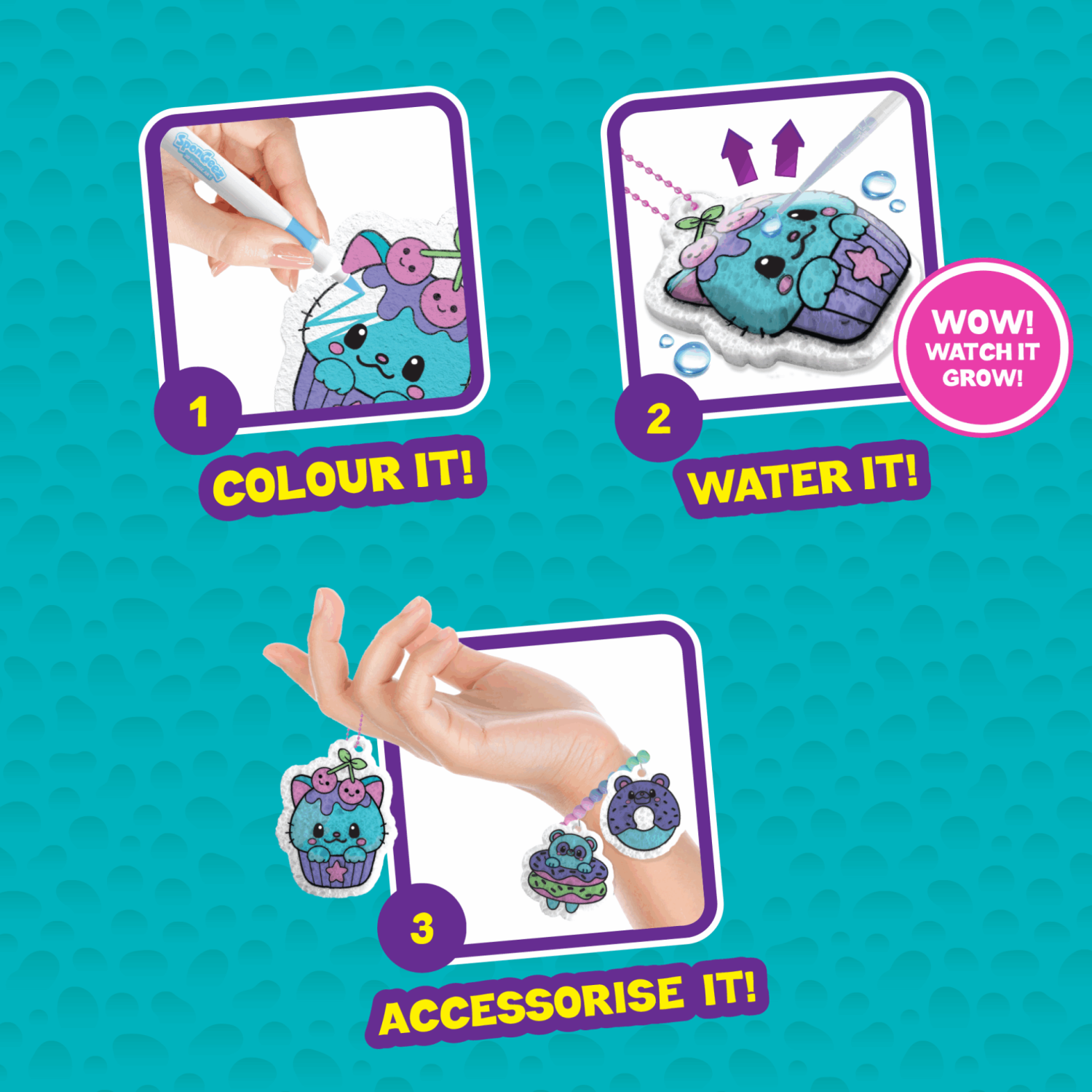 Spongeez Foodie Squishy Sponge Accessory Set -  - Fagan Toys