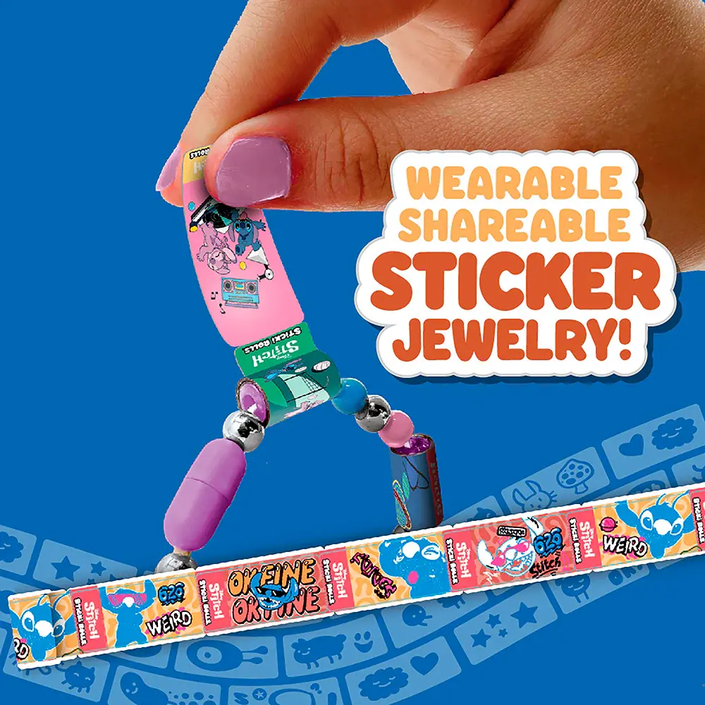 Sticki Rolls Disney Stitch Sticki Band Capsule -  - Fagan Toys