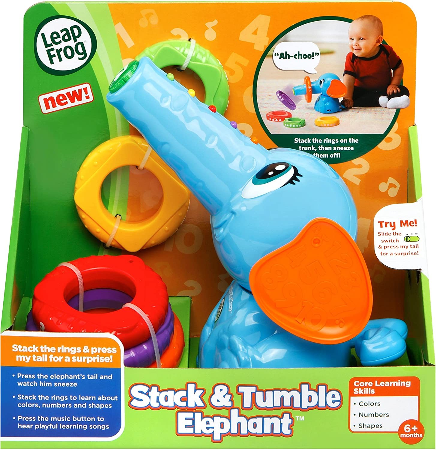 LeapFrog Stack and Tumble Elephant LeapFrog Stack and Tumble Elephant