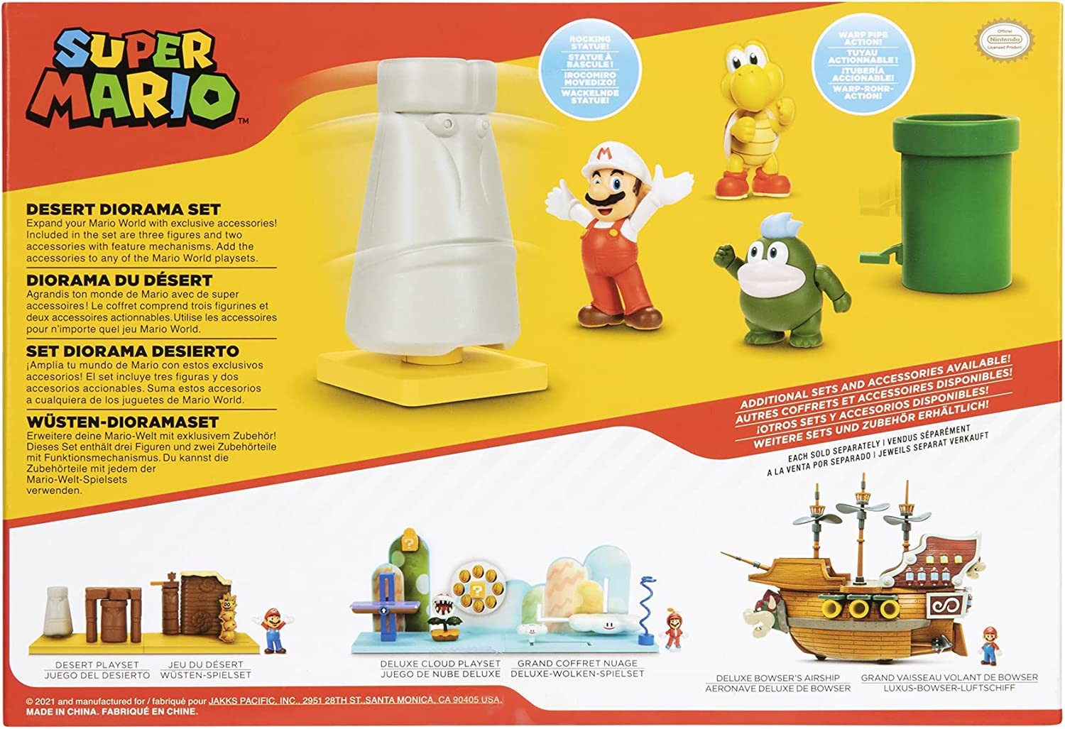 Super Mario 2.5-Inch Desert Diorama Set Super Mario 2.5-Inch Desert Diorama Set