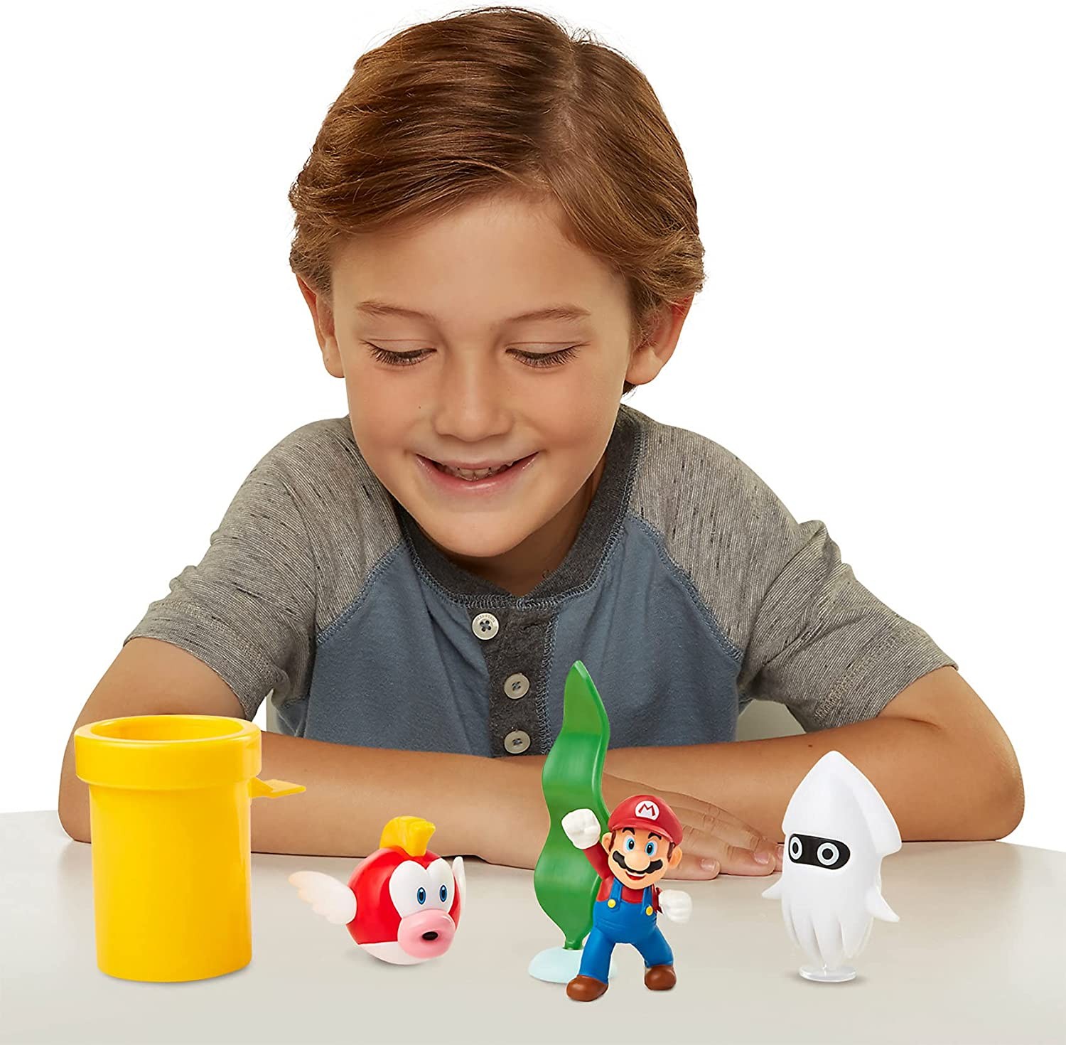 Super Mario Underwater Diorama Figure Set Super Mario Underwater Diorama Figure Set
