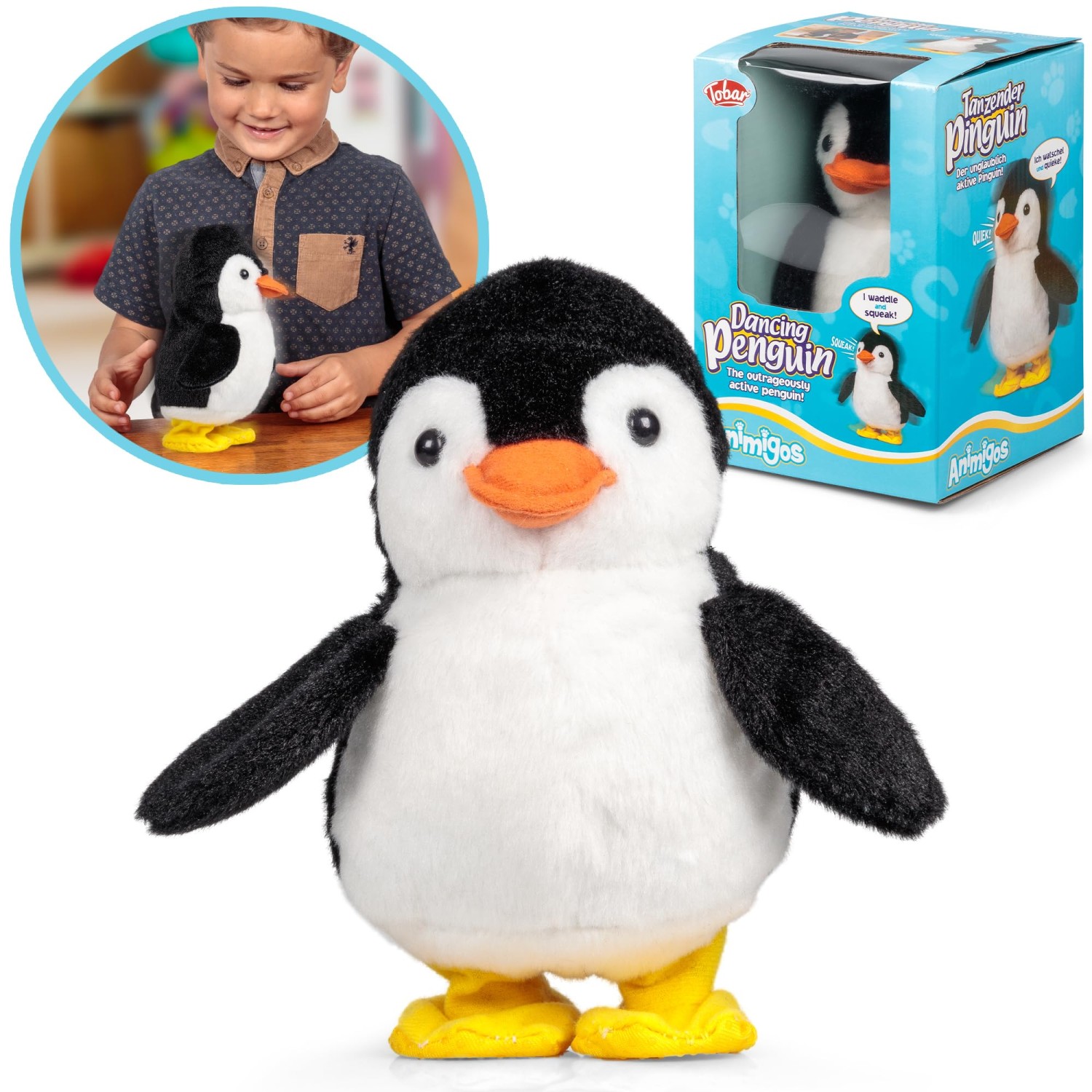 Tobar Animigos Dancing Penguin - Toymaster - Fagan Toys