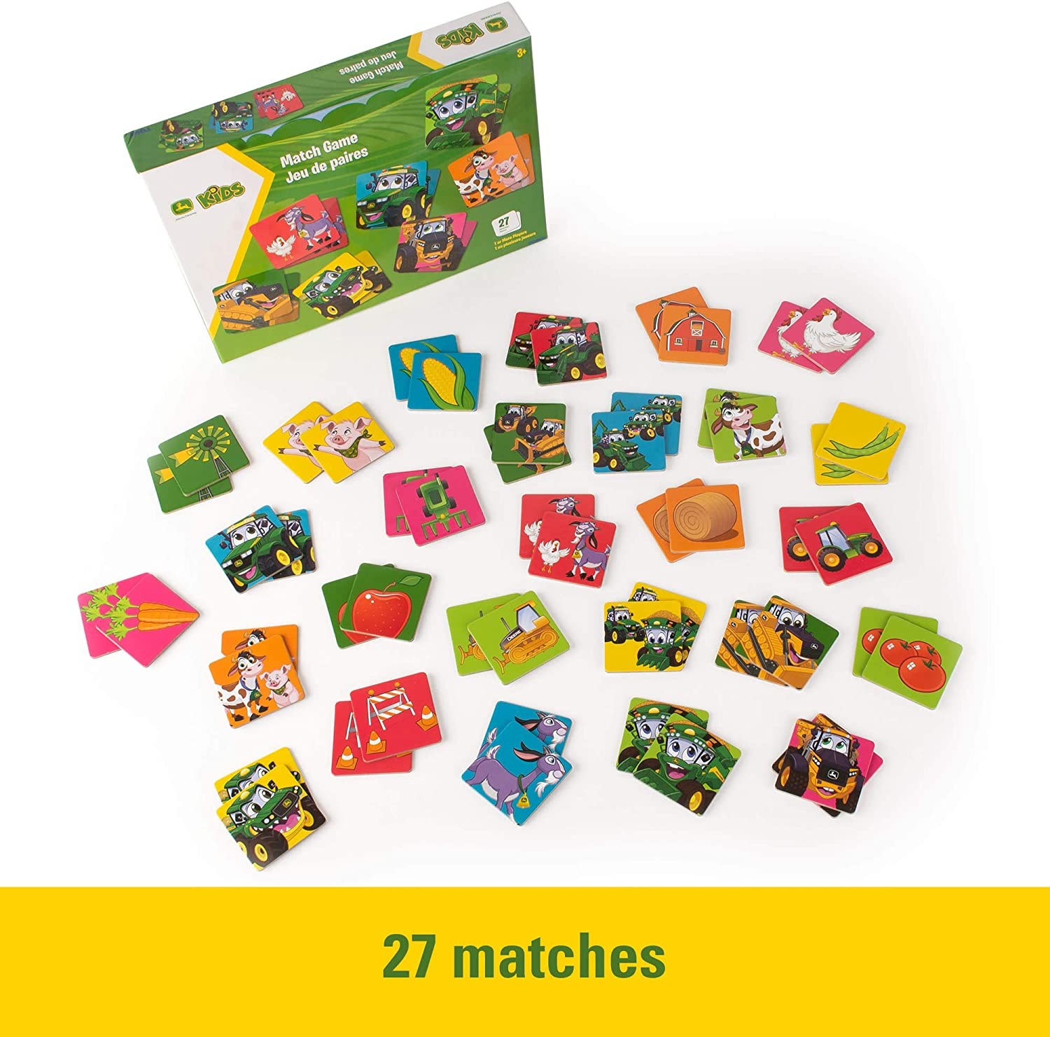 John Deere Match Fun, Memory Card Game John Deere Match Fun, Memory Card Game