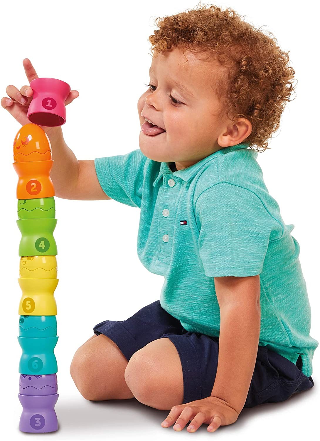 Toomies Hide& Squeak Egg Stacker Toomies Hide& Squeak Egg Stacker