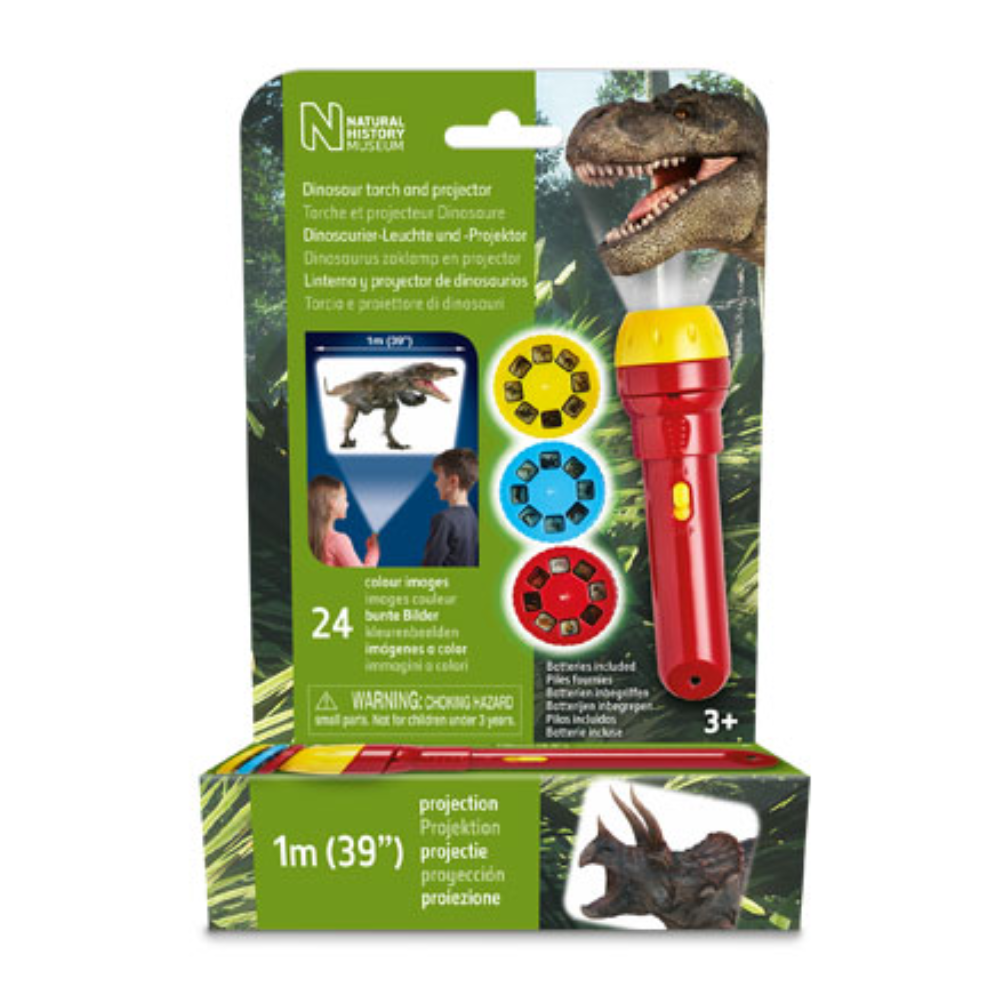 Natural History Museum Dinosaur Torch and Projector - Toymaster - Fagan Toys