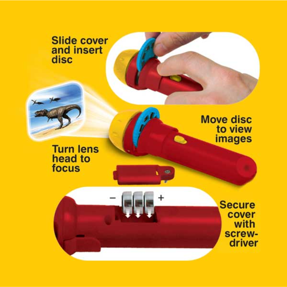 Natural History Museum Dinosaur Torch and Projector - Toymaster - Fagan Toys
