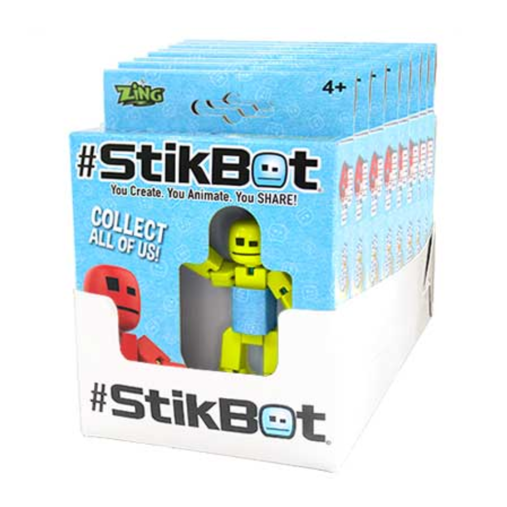 StikBot Single Pack 9 assorted colours - Toymaster - Fagan Toys