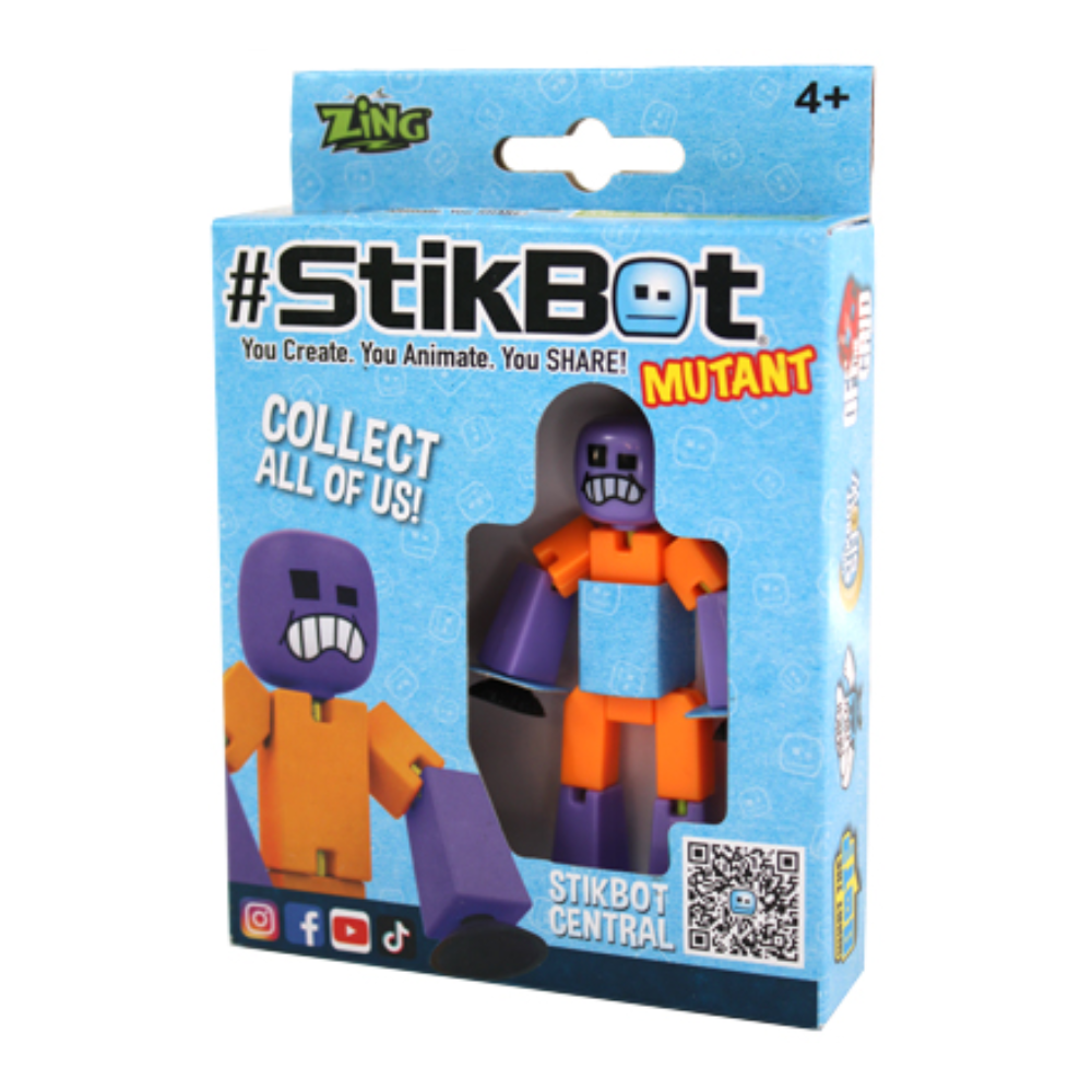 StikBot Single Pack 9 assorted colours - Toymaster - Fagan Toys
