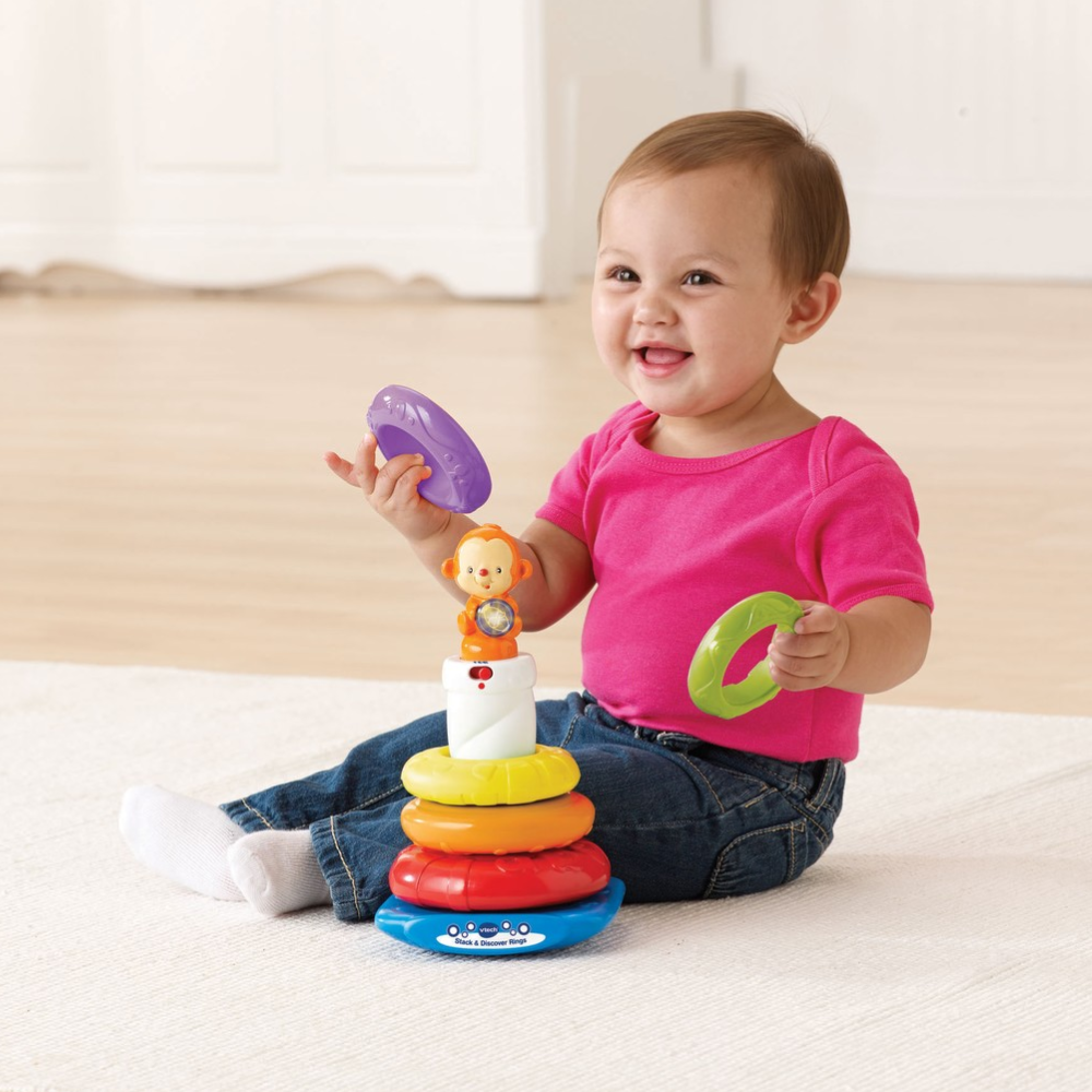 VTECH Stack & Discover Rings - Toymaster - Fagan Toys