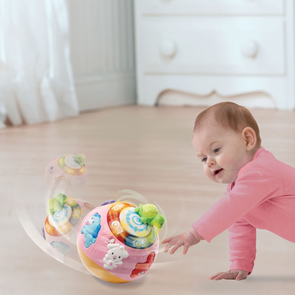 VTECH Crawl & Learn Bright Lights Ball - PINK - Toymaster - Fagan Toys