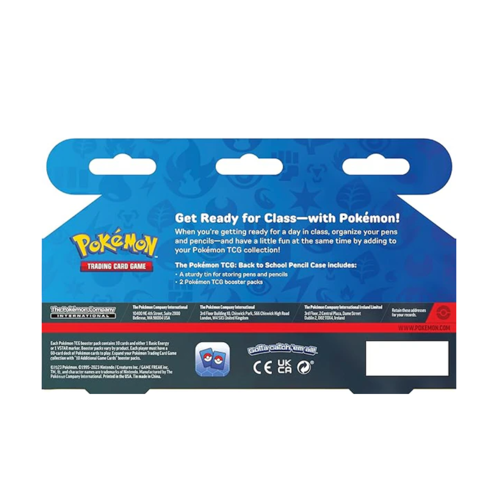 Pokemon Trading Card Game | Back To School Pencil Tin - Toymaster - Fagan Toys