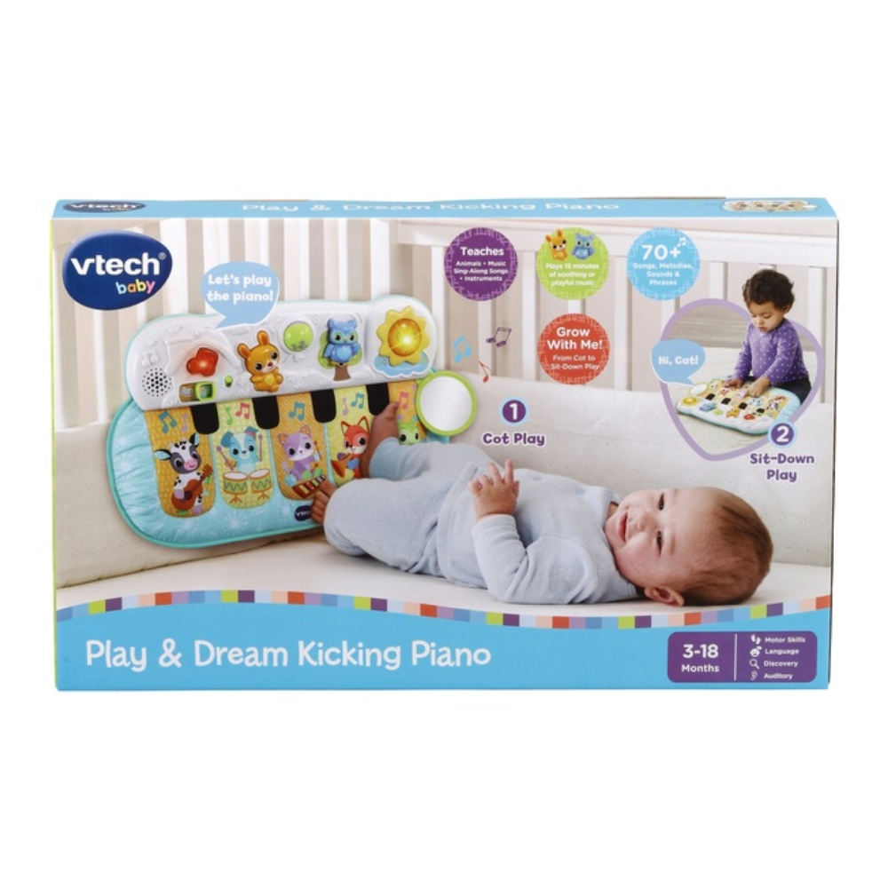 VTech Play & Dream Kicking Piano Baby Toy - Toymaster - Fagan Toys