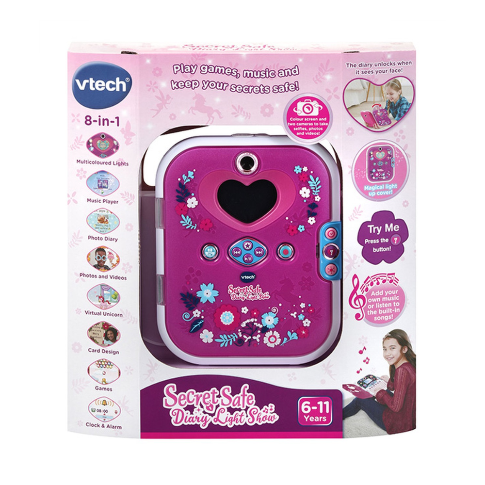 VTech Secret Safe Diary Light Show - Toymaster - Fagan Toys