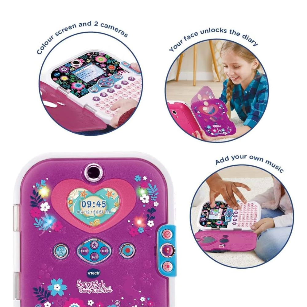 VTech Secret Safe Diary Light Show - Toymaster - Fagan Toys
