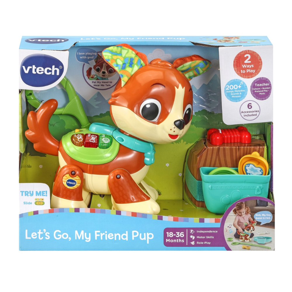 VTech Let's Go, My Friend Pup - Toymaster - Fagan Toys