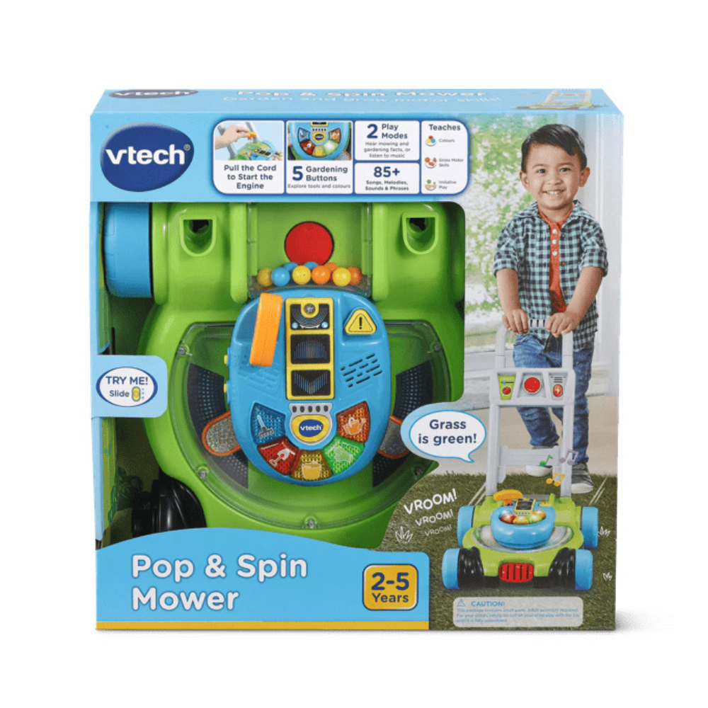VTech Pop & Spin Mower - Toymaster - Fagan Toys