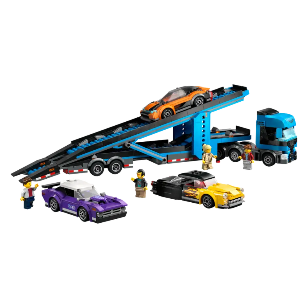 LEGO City Car Transporter Truck with Sports Cars 60408