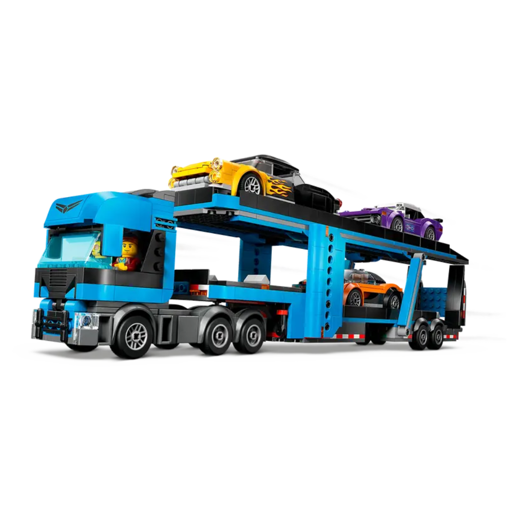 LEGO City Car Transporter Truck with Sports Cars 60408
