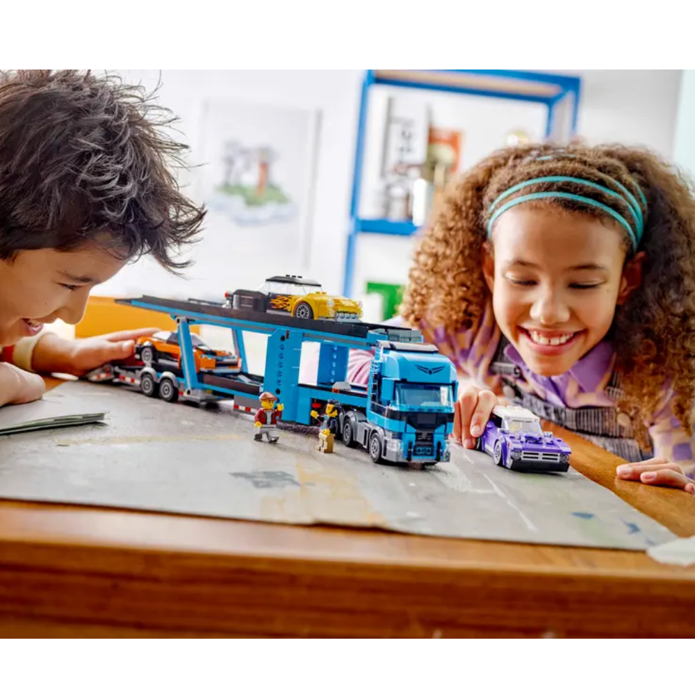 LEGO City Car Transporter Truck with Sports Cars 60408