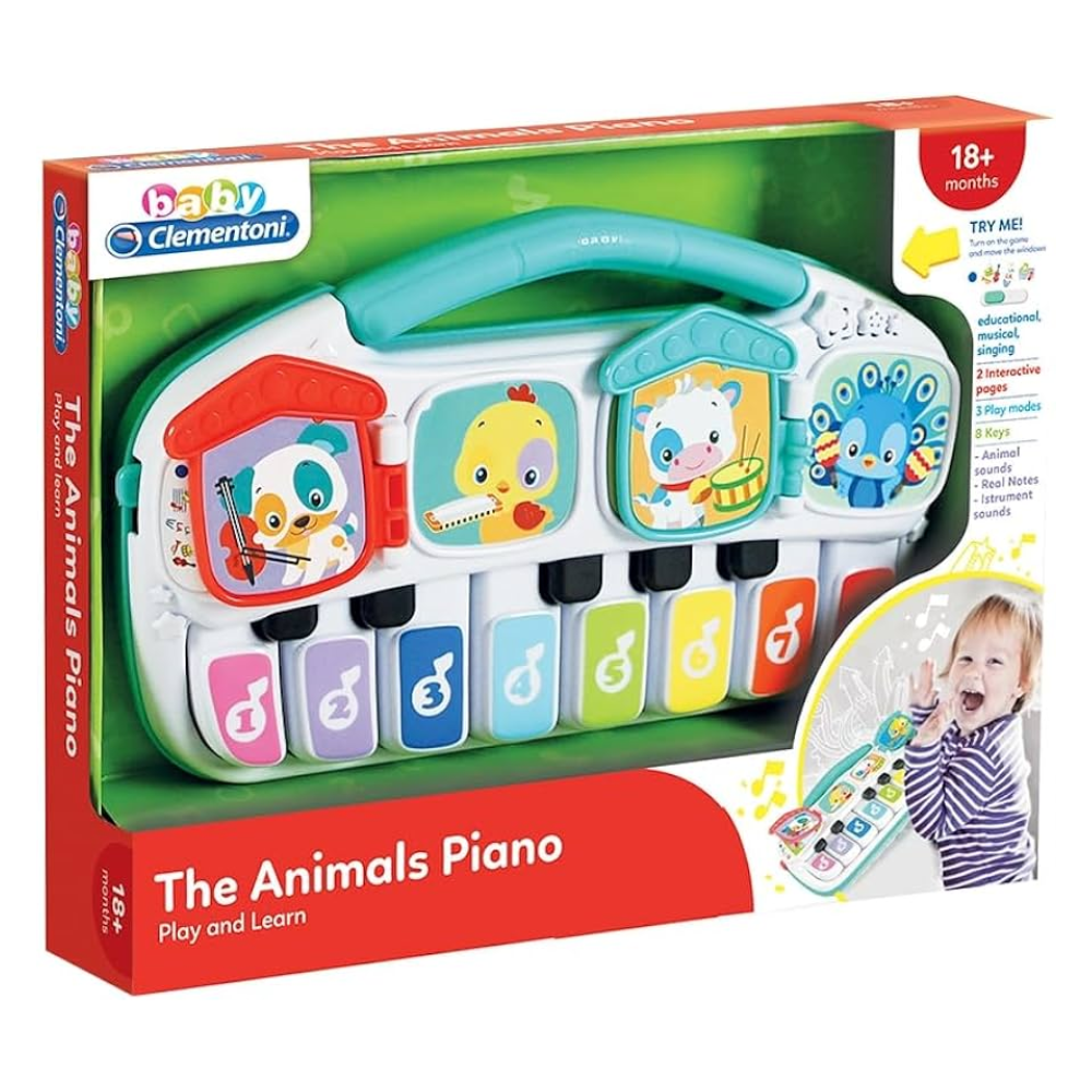 Clementoni Baby The Animals Piano - Toymaster - Fagan Toys