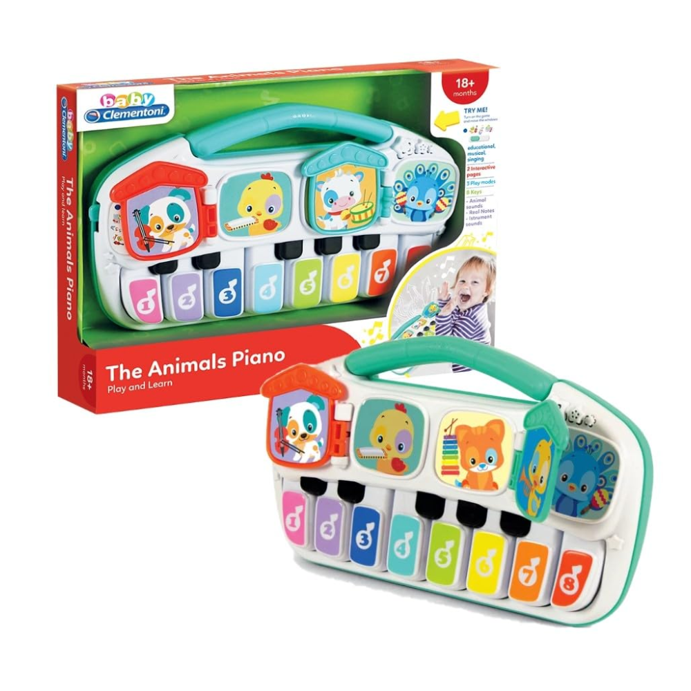 Clementoni Baby The Animals Piano - Toymaster - Fagan Toys