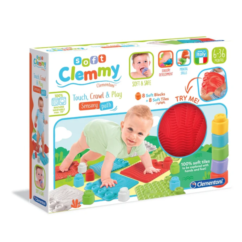 Clementoni Soft Clemmy Touch Crawl & Play Sensory Path - Toymaster - Fagan Toys