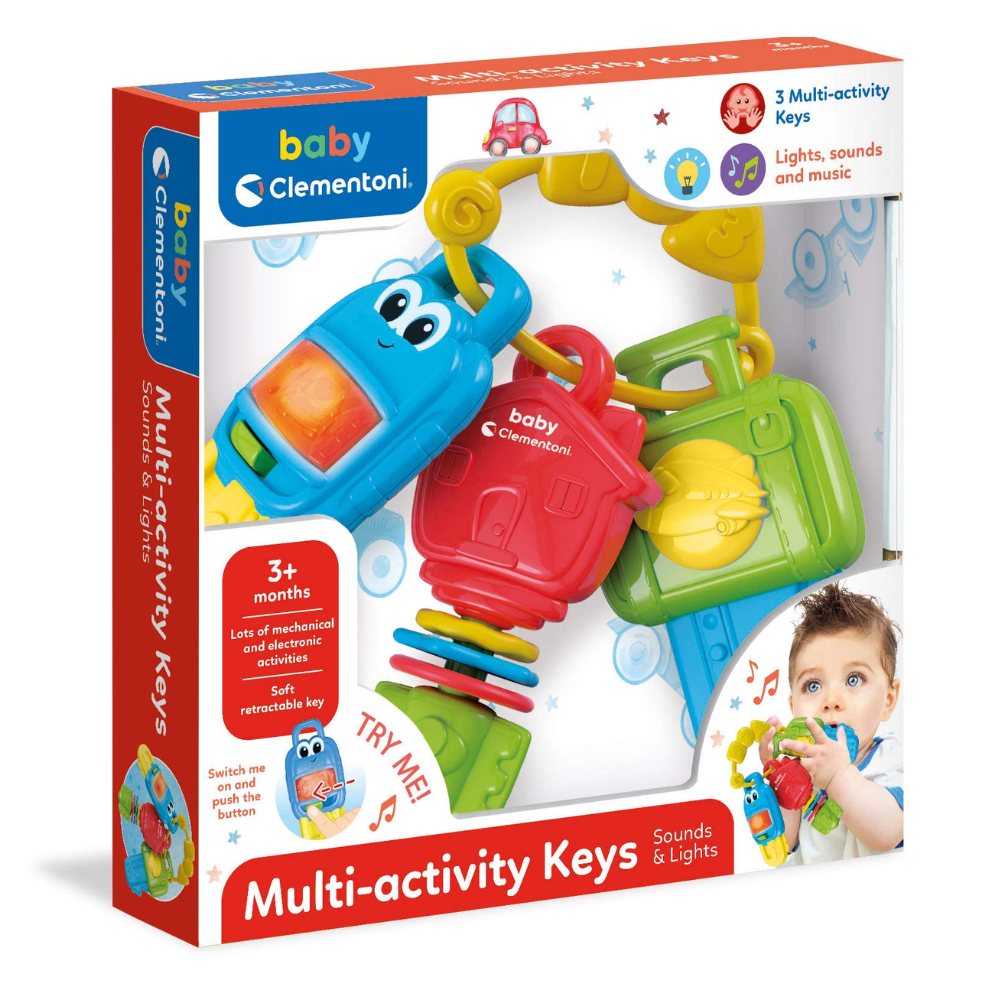 Clementoni Baby Electronic Keys - Toymaster - Fagan Toys